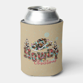 Porta-lata Howdy Christmas | Árvore de Natal Cowboy