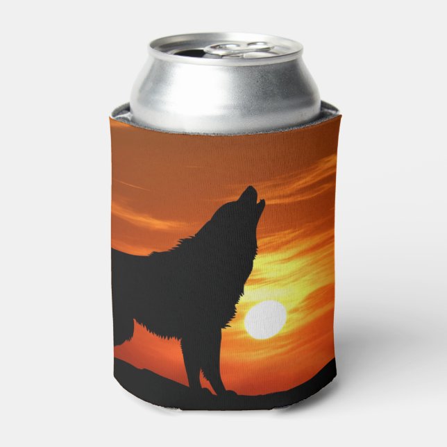 Porta-lata Howling Wolf (Can Front)