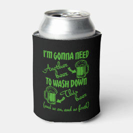 Porta-lata Humor do Bebendo de cerveja