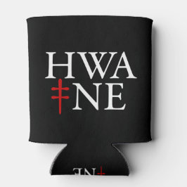 Porta-lata HWA-NE can cooler black 6/25