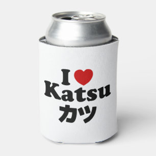 Porta-lata I Heart [Love] Katsu カ ツ