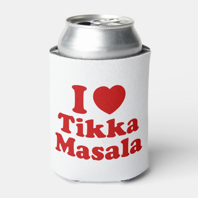 Porta-lata I Heart (Love) Tikka Masala (Can Front)