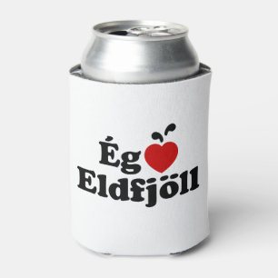 Porta-lata I Heart (Love) Volcanoes [Ég Elska Eldfjöll]
