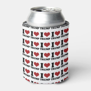 Porta-lata I Heart Trump para Presidente