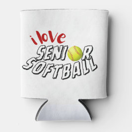 Porta-lata I love senior softball can cooler