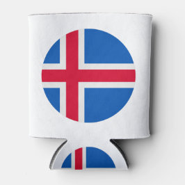 Porta-lata Iceland Flag