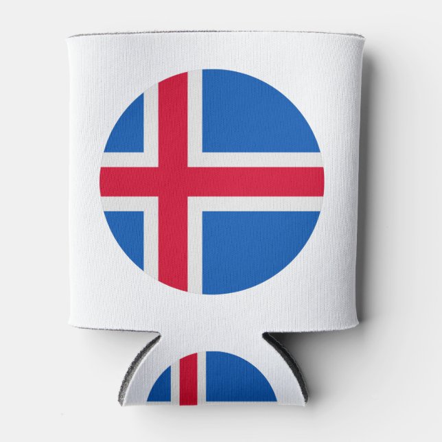 Porta-lata Iceland Flag (Frente)