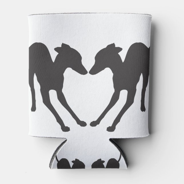 Porta-lata IGs para Reprodução de Greyhounds Italiano (Frente)