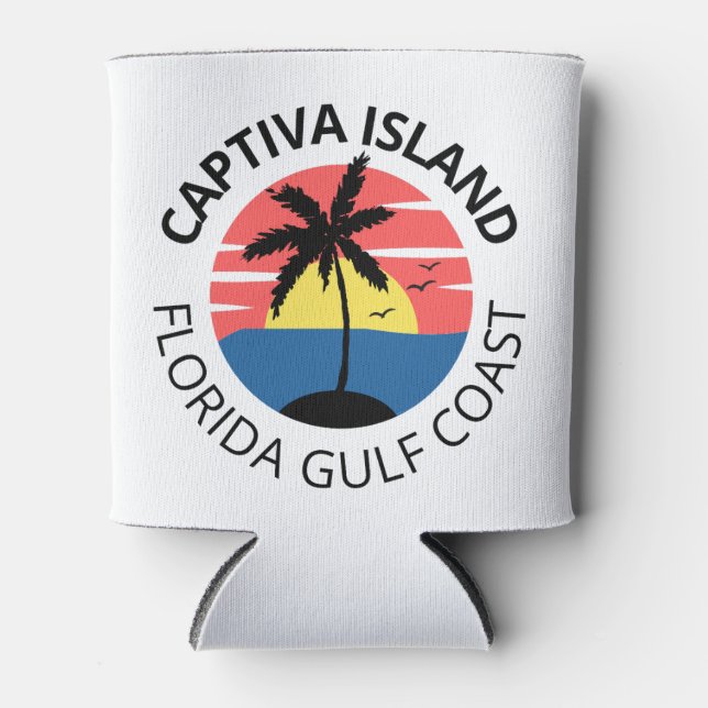 Porta-lata Ilha Captiva (Frente)