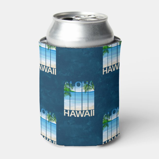 Porta-lata Ilhas de Verão Aloha Hawaii (Can Front)