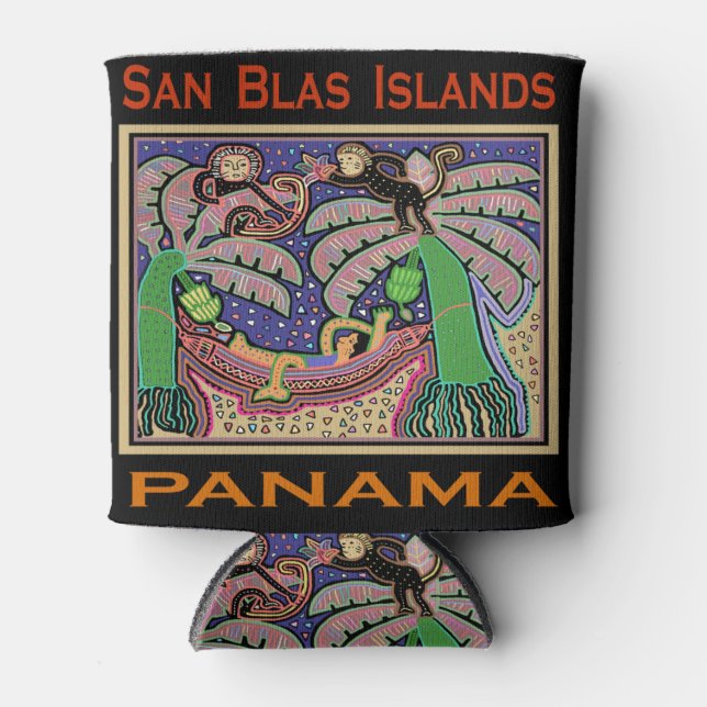Porta-lata Ilhas San Blas Panamá Mola (Frente)