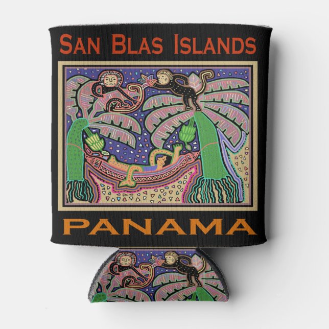Porta-lata Ilhas San Blas Panamá Mola (Frente)