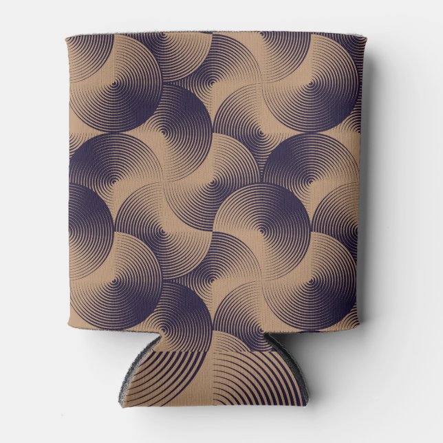 Porta-lata Ilusões Dos Círculos Ópticos: Geométricos Sem Vist (Frente)