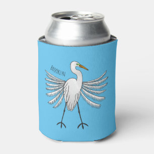 Porta-lata ilustração de desenho animado de aves do excelente