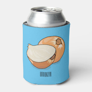 Porta-lata Ilustração de desenho animado de cebola