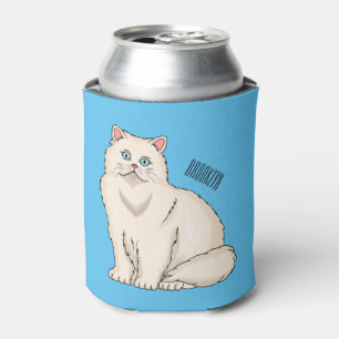 Porta-lata Ilustração de desenho animado de gato persa