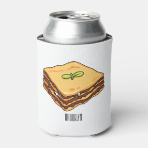 Porta-lata Ilustração de desenho animado de Lasagna