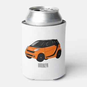 Porta-lata Ilustração de desenho animado de microcarro