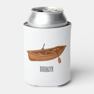Porta-lata Ilustração de desenho animado em Rowboat