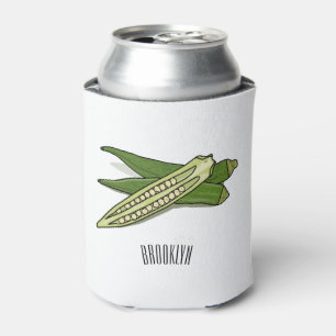 Porta-lata Ilustração de desenho de Okra