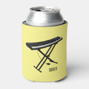 Porta-lata Ilustração de desenho de piano de teclado