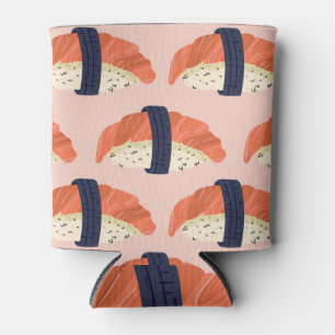 Porta-lata Ilustração Sem Saída de Sushi Comida Japonesa