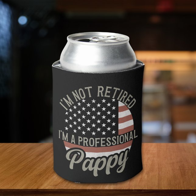 Porta-lata I'm not Retired I'm a Professional Pappy (Criador carregado)