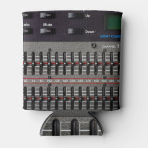 Porta-lata Imagem de botões do Mixer de Som.
