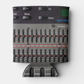 Porta-lata Imagem de botões do Mixer de Som.