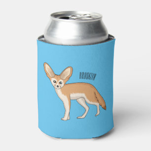 Porta-lata Imagem de desenho animado de fennec fox
