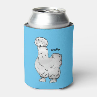 Porta-lata Imagem de desenho animado de frango Silkie