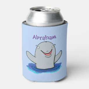 Porta-lata Imagem de desenhos animados de propósito feliz e