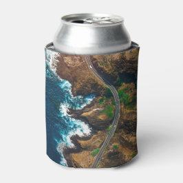 Porta-lata Imagens Cênicas do Oceano de Arte de Praia Fotogra