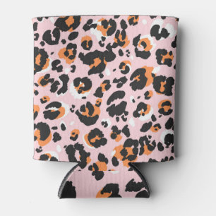 Porta-lata Impressão Clássica Leopard Vintage