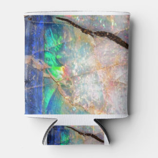 Porta-lata Impressão de Opal Azul