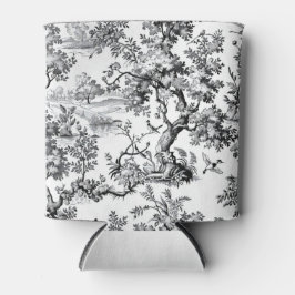 Porta-lata Impressão de Toile Preto