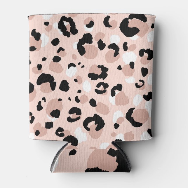 Porta-lata Impressão em animais-leopardo Abstrato moderno (Frente)