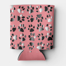 Porta-lata Impressões de pés de animais