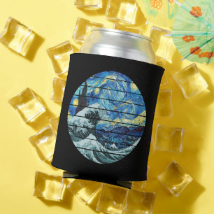 PORTA-LATA IMPRESSONISMO NOITE ESTRELADA ONDA DE KANAGAWA ART