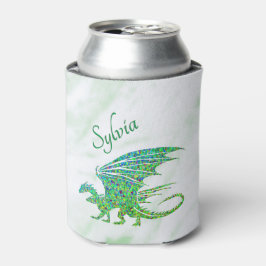 Porta-lata Incrível Dragão Verde Mosaico Pessoal