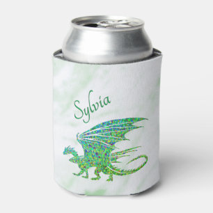 Porta-lata Incrível Dragão Verde Mosaico Pessoal