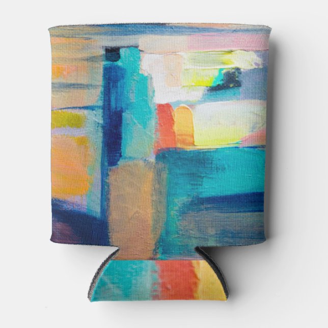 Porta-lata Indústria de abstrato Oil-Texture (Frente)