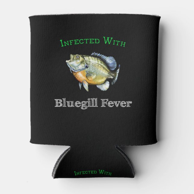 Porta-lata Infectado com febre de Bluegill (Frente)