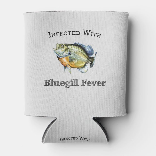Porta-lata Infectado com febre de Bluegill (Frente)