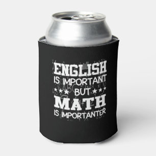 Porta-lata Inglês é importante matemática