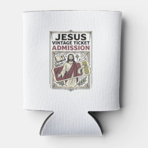 Porta-lata Ingresso Jesus Vintage Admissão Jesus Vintage Tick