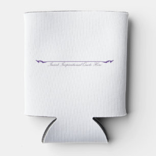 Porta-lata Inserir citação Inspiracional Aqui - Roxo