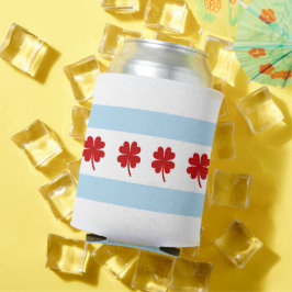 Porta-lata Irish Chicago Flag