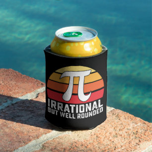 Porta-lata Irracional, Mas Bem Arredondado Pi Day Math Vintag
