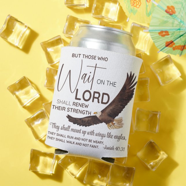 Porta-lata Isaiah 40:31 Aqueles que Esperam na Escritura do S (Verão in situ)